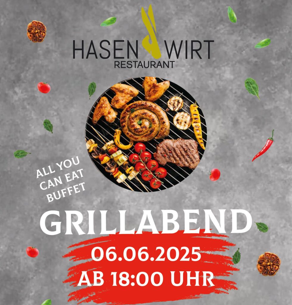 Grillabend im Hasenwirt Restaurant mit Buffet und Grillgerichten